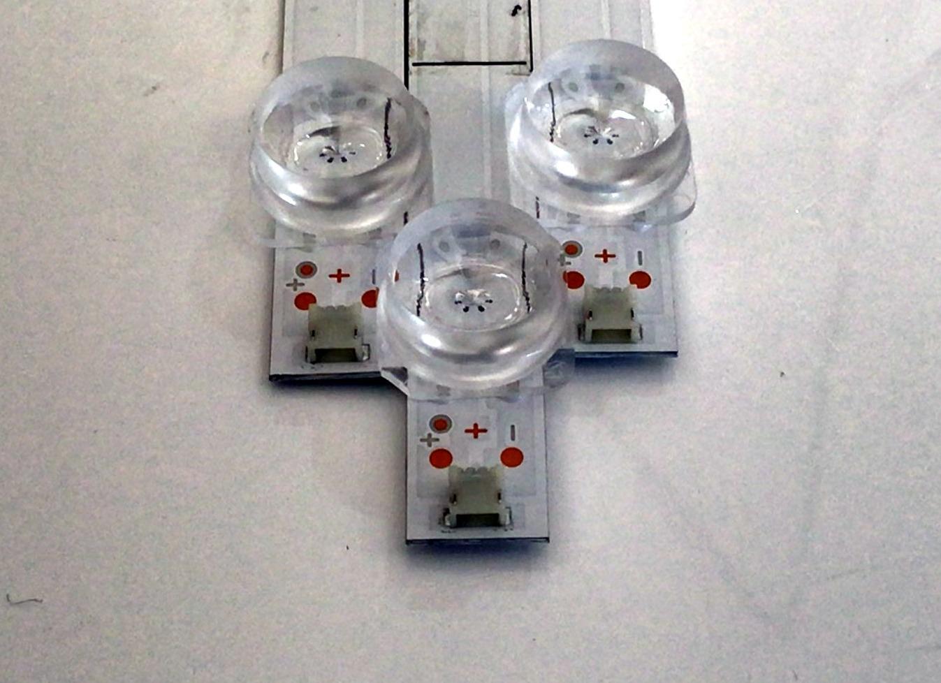 KIT DE LED'S PARA TV HISENSE (3 PIEZAS) / NUMERO DE PARTE CRH-BX40C130300603913 / CRH-BX40C130300603913REV1.0 / 201109X / 22796900 / PANEL V400HJ6-PE1 / MODELO 40H4030F - Imagen 4