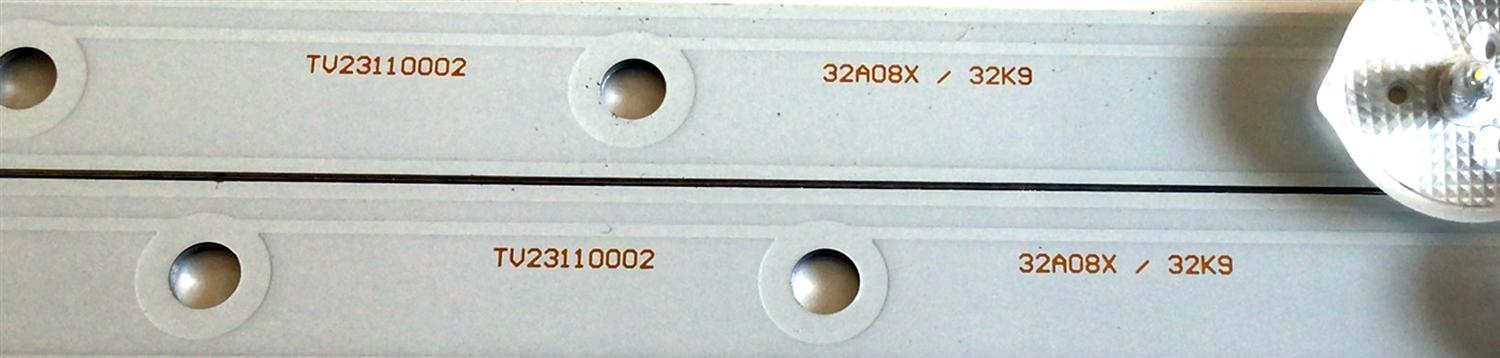 KIT DE LED'S PARA TV RCA (2 PIEZAS) / NUMERO DE PARTE HXSC32DA2A / HXSC32DA2A-V02 / TV23110002 / D10-A3-EKYM-A05-005)200902N / PANEL LSC320AN10-H07 / MODELO RLDED3258A - Imagen 4