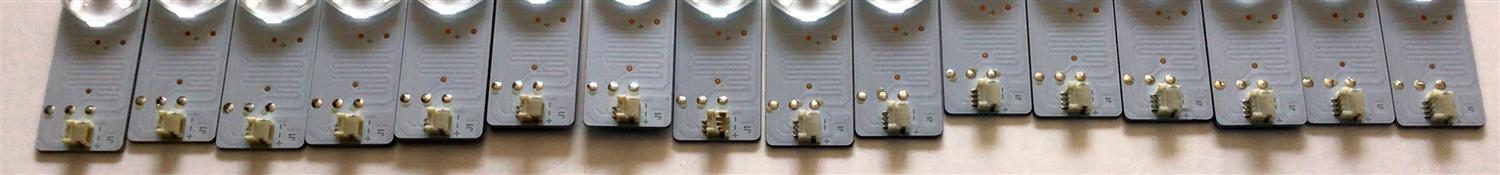 KIT DE LED'S PARA TV VIZIO (16 PIEZAS) / NUMERO DE PARTE LB65049 / LB65049 V1_01 / LB65049 V0_01 / 09810108CD13 / 09810108CD14 / MODELO M65-E0 - Imagen 2