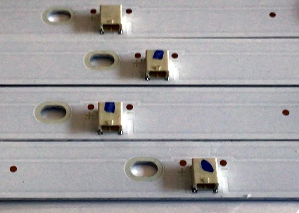 KIT DE LED'S PARA TV ELEMENT / WESTINGHOUSE (4 PIEZAS) NUMERO DE PARTE CRH-BX50G5SP3030080498T / CRH-BX50G5SP3030080498TREV1.0 / LB-C500-G6SP-U-P-8-14-X1 / PANEL C500Y19-5C / C500Y20-5C / MODELOS E4AA50R / WR50UX4019 - Imagen 3