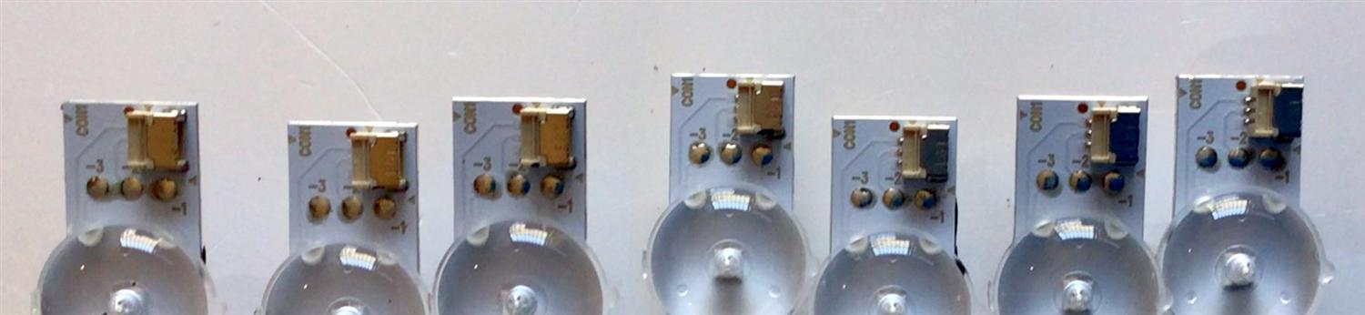 KIT DE LED'S PARA TV VIZIO (7 PIEZAS) NUMERO DE PARTE LB5514T / LB5514T V0_01 / 210BZ16D0B339CM00L / 81428  BC-J / PANEL TPT550U1-QVN05.U / MODELO M556-H1 - Imagen 4