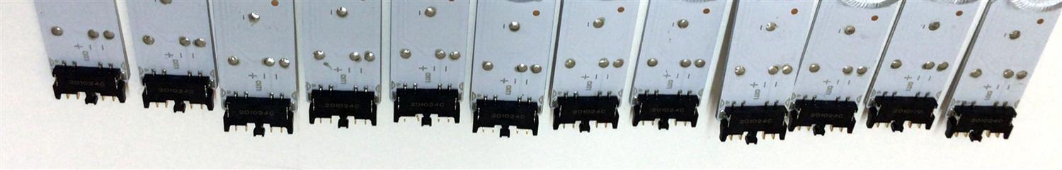 KIT DE LED'S PARA TV SONY / NUMERO DE PARTE LB5500V / LB5500V  V0_03 / 7698A / 5500V00001 / PANEL YDAF055DND01 / MODELOS XBR-55X90CH / XBR55X90CH - Imagen 2