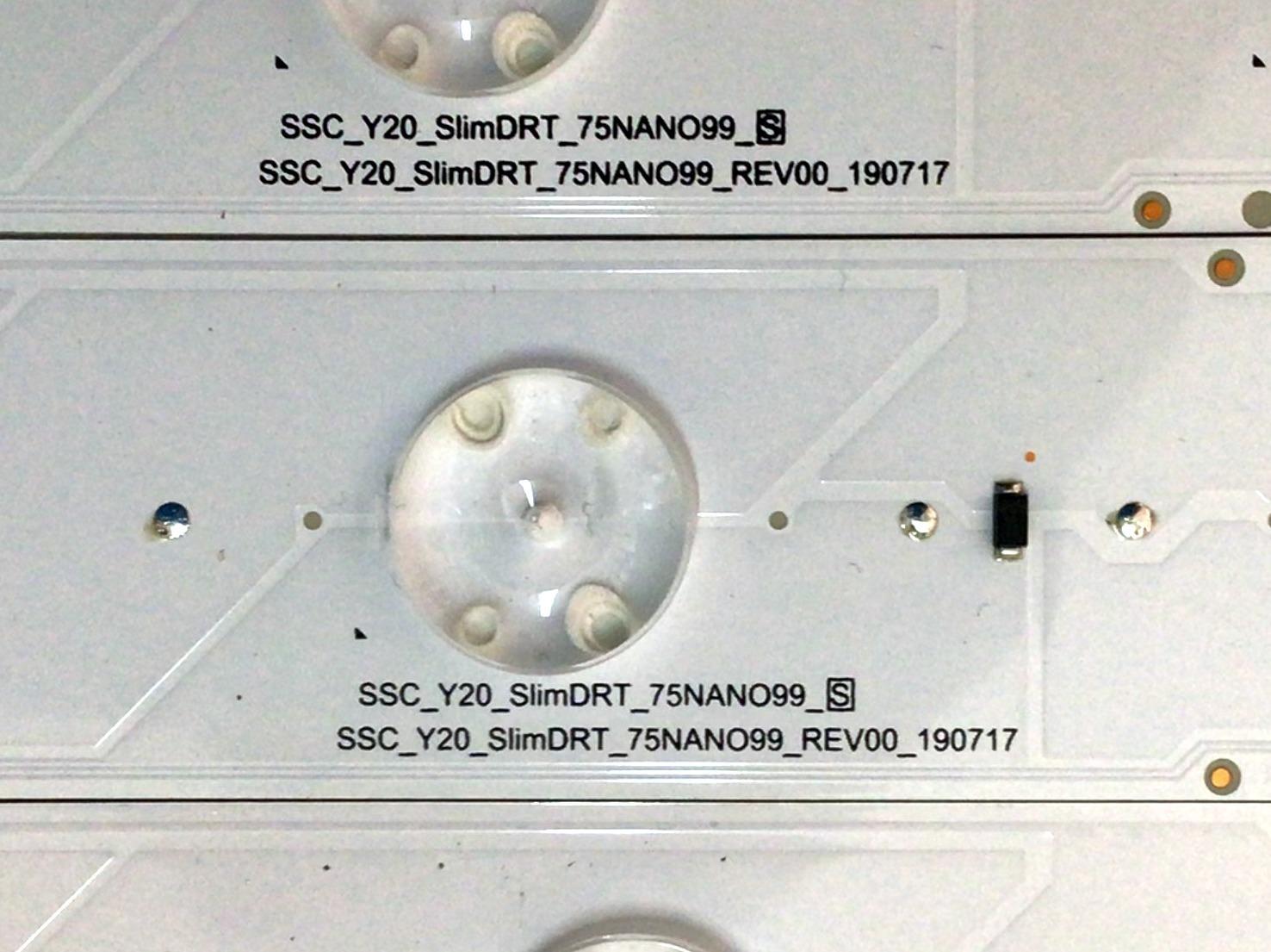KIT DE LED´S PARA TV LG NANOCELL (36 PIEZAS) / NUMERO DE PARTE EAV64992601 / 75NANO99 / SSC-Y20_SLIMDTR_75NANO99 / 2PY65909A / PANEL NC750DZD-AAJH1 / MODELO 75NANO99UNA / 75NAN099UNA - Imagen 2