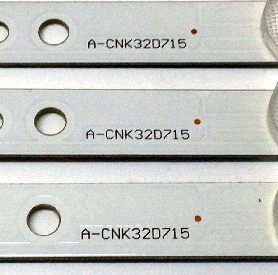 KIT DE LED´S PARA TV (3 PIEZAS) / NUMERO DE PARTE A-CNK32D715 / 7838-618012-06700003 / TCA108MA062RPA / E74739 / WE116V0A - Imagen 2