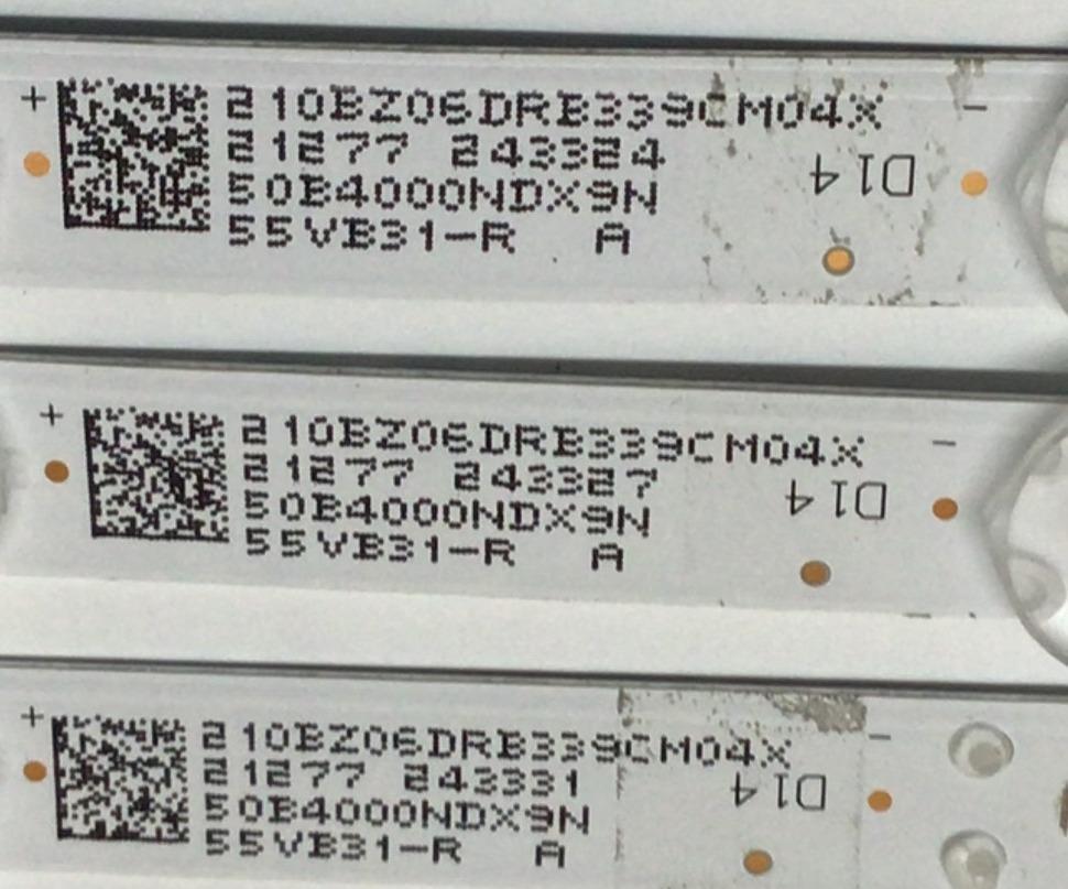 KIT DE LED´S PARA TV INSIGNIA (2 PIEZAS) / NUMERO DE PARTE 30342011004 / LED42D11-ZC52AG-04 / E331251 / 210409AB08 / 42000M67 / PANEL JE415D3HHA0L / MODELO NS-42F201NA22 - Imagen 2