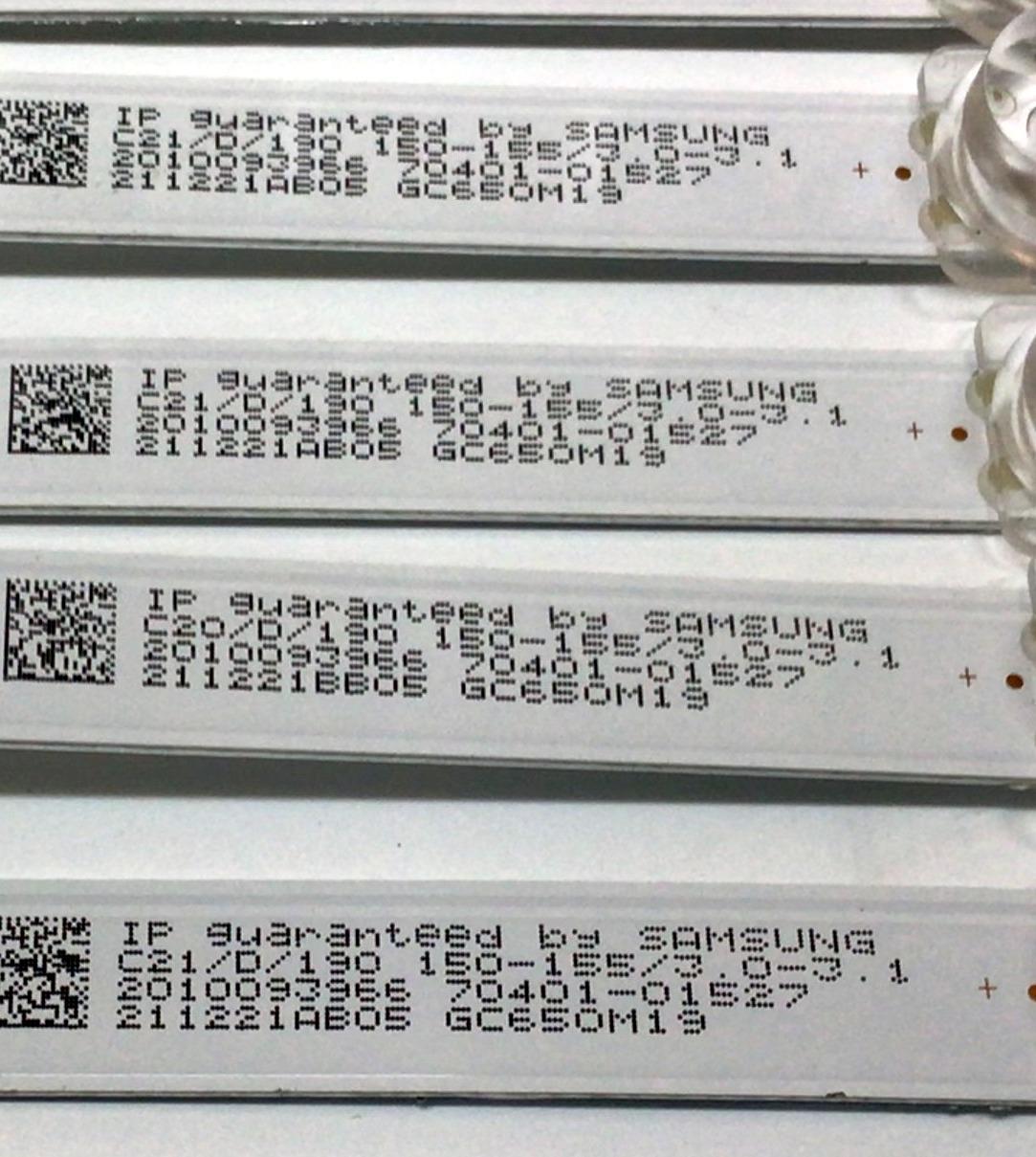 KIT DE LEDS ORIGINAL PARA TV LG 8 PIEZAS / NUMERO DE PARTE GC65D07-ZC46AG-04D / 303GC650048D / 2010093966 / 70401-01527 / 211221BB05 / 211221AB05 / GC650M19 / PANEL BOEI650WQ1QF7D / DISPLAY HV650QUB-F7D / MODELO 65UQ7570PUJ / 65UQ7570PUJ.CUSFBH - Imagen 3