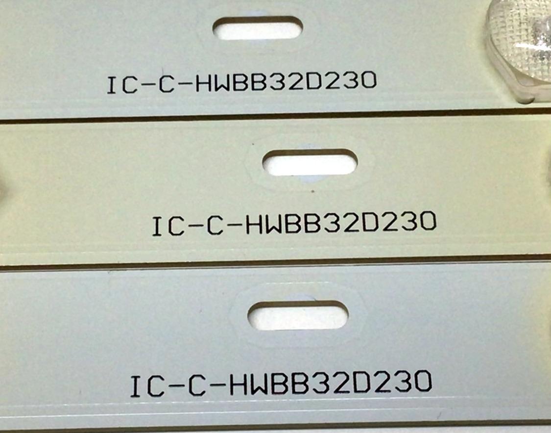 KIT DE LED'S PARA TV INSIGNIA (3 PIEZAS) / NUMERO DE PARTE IC-C-HWBB32D230 / HWBB32D230  / E306084 / MODELO NS-32D200NA14 - Imagen 3