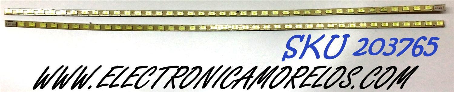 KIT DE LED'S PARA TV WESTINGHOUSE (2 PIEZAS) / NUMERO DE PARTE CC1V2118G-05B L / CC1V2118G-06B L / 8442620500-L / 8442620600-R / PANEL V320BJ2-P01 Rev.C1 / MODELO LD-3265 TW-65101-U032E