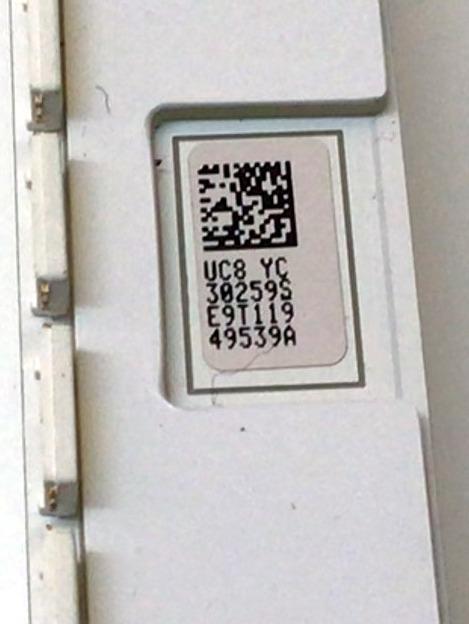 LED PARA MONITOR CURVO / NUMERO DE PARTE 49539A / BN96-49539A / LM41-00415A / S_CH71_27_SFL70_72_REV1.0_161201_LM41-00415A / E473485 / Q317A-05 / PANEL CY-PR270DGHV1H / MODELO LC27RG50 / LC27RG50FQNXZA CA03 - Imagen 2