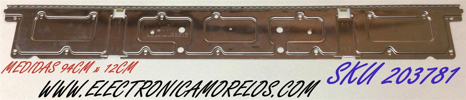 LED PARA TV SAMSUNG QLED / NUMERO DE PARTE BN96-50381A / STC430AE1 / Q60/70T_STC430AE1_7020_2IN1_BLUE_38LED_REV2.0_200302_BN96-50381A / BN61-15482A 006 / Y18 43'' NU7100F/NU7000F/NU5500F / PANEL CY-RT043HGAV2H / MODELO QN43Q60TAF / (MEDIDAS 94CM x 12CM)