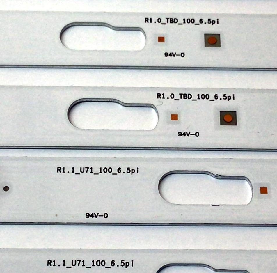 KIT DE LED'S PARA TV SAMSUNG (10 PIEZAS) / BN96-52063A / BN96-52065A / LM41-01033A / LM41-01034A / LM41-00895A / LM41-00896A / G0_CFM_R / G0_CFM_L / R1.0_TBD_100_6.5 / 52063A / 52065A / PANEL CY-BT070HGSV2H / MODELO UN70TU6980 / UN70TU6980FXZA YB02 - Imagen 4