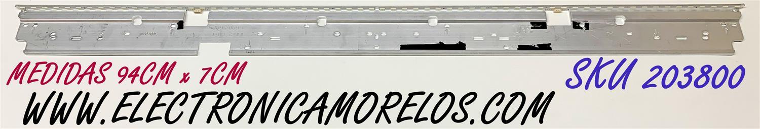 LED PARA TV SONY / NUMERO DE PARTE LM41-00545A / 4-690-560 / 180804N / L3_HRH_D3_BMM_S8_4_R1.0_RB7_1.0_LM41-00545A / PANEL YM7F430HNG01 / MODELO XBR-43X800E / XBR43X800E / (MEDIDAS 94CM x 7CM)