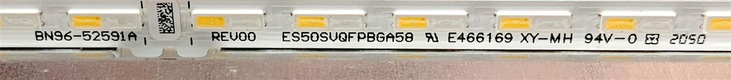 LED PARA TV SAMSUNG QLED / NUMERO DE PARTE BN96-52591A / BN61-17491A / BN61-17491A001 / ES50SVQFPBGA58 / REV00 ES50SVQFPBGA58 / E466169 / Y21 Q60A. 50'' / PANEL CY-QA050HGNV1H / MODELO QN50Q6DAAFXZA DA01 / QN50Q60AAFXZA DA01 / ((MEDIDAS 1.10M x 15CM)) - Imagen 3
