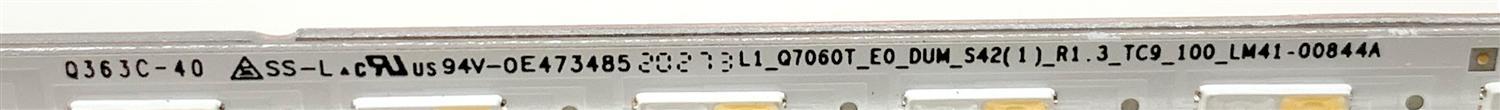 LED PARA TV SAMSUNG QLED / NUMERO DE PARTE 50382A / BN96-50382A / LM41-00844A / BN61-15484B / L1_Q7060T_E0_DUM_S42(1)_R1.3_TC9_100_LM41-00844A / PANEL CY-RT050HGNV2H / MODELO QN50Q60 / QN50Q6D / QN50Q60TAFXZA DB03 / ((MEDIDAS 1.10M x 12CM)) - Imagen 4