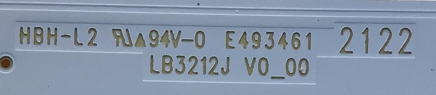 KIT DE LED'S PARA TV INSIGNIA ((2 PIEZAS)) / NUMERO DE PARTE LB3212J / LB3212J V0_00 / LB3212J V1_00 / HBH-L2 / E493461 / 09810108SH10 / 09810108SH11 / DISPLAY ST3151A07-2 / MODELOS NS-32F201NA22 - Imagen 2