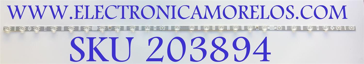 LED PARA TV TCL ORIGINAL 1 PIEZA / NUMERO DE PARTE 55S11-ZX3030A / 55S11-ZX3030A-1X24YH-20211211 / B0101-000489 / 200121-23LQ5 / 540448 / MODELO 55S455 / 55S451