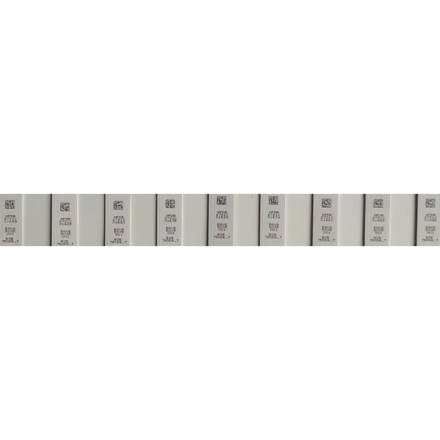 KIT DE LEDS PARA TV LG (9 PZ) / NYUMERO DE PARTE EAV65035001 / SSC_Y21_SLIM_TRIDENT_75UP80_BOE_PTN0.6_REV00_200724 / PANEL NC750TQG-ABKH3 / MODELO 75UQ7070ZUD.BUSFLKR - Imagen 4