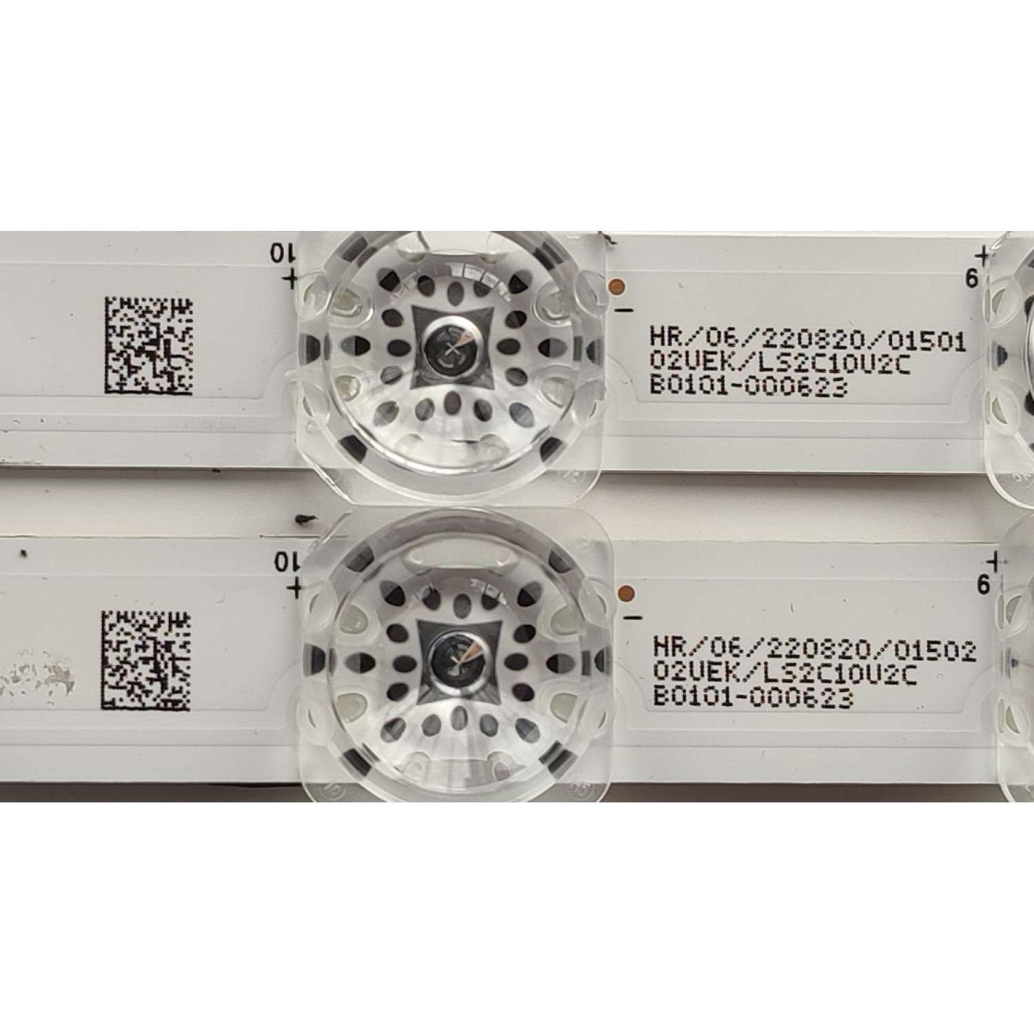 KIT DE LEDS PARA TV TCL ORIGINAL 2 PIEZAS / NUMERO DE PARTE 65S11 18*2 V0 / 65S1118X2 / 65S1118*2 V0-B02 / B0101-000623 / LS2C10V2C / 220820 / PANEL LVU650NDEL CS9W49 V1 / ST6451D06-3 VER.2.1 / MODELOS 65S455 / 65S453 / 65S41 / 65S41R / 65S451 - Imagen 3