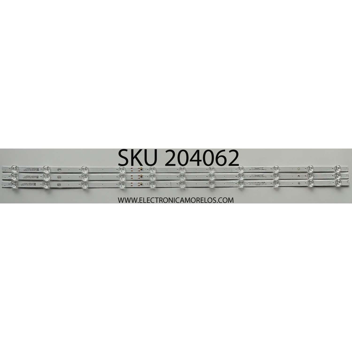 KIT DE LEDS PARA TV LG / SCEPTRE ORIGINAL 3 PIEZAS / NUMERO DE PARTE 303GC500003 / GC50D11-ZC46AG-04D / 220926BB01 / 70401-01532 / 2300019135 / PANEL BOEI500WQ1 / G50 A517CV-UMRBX / 50UQ7570PUJ