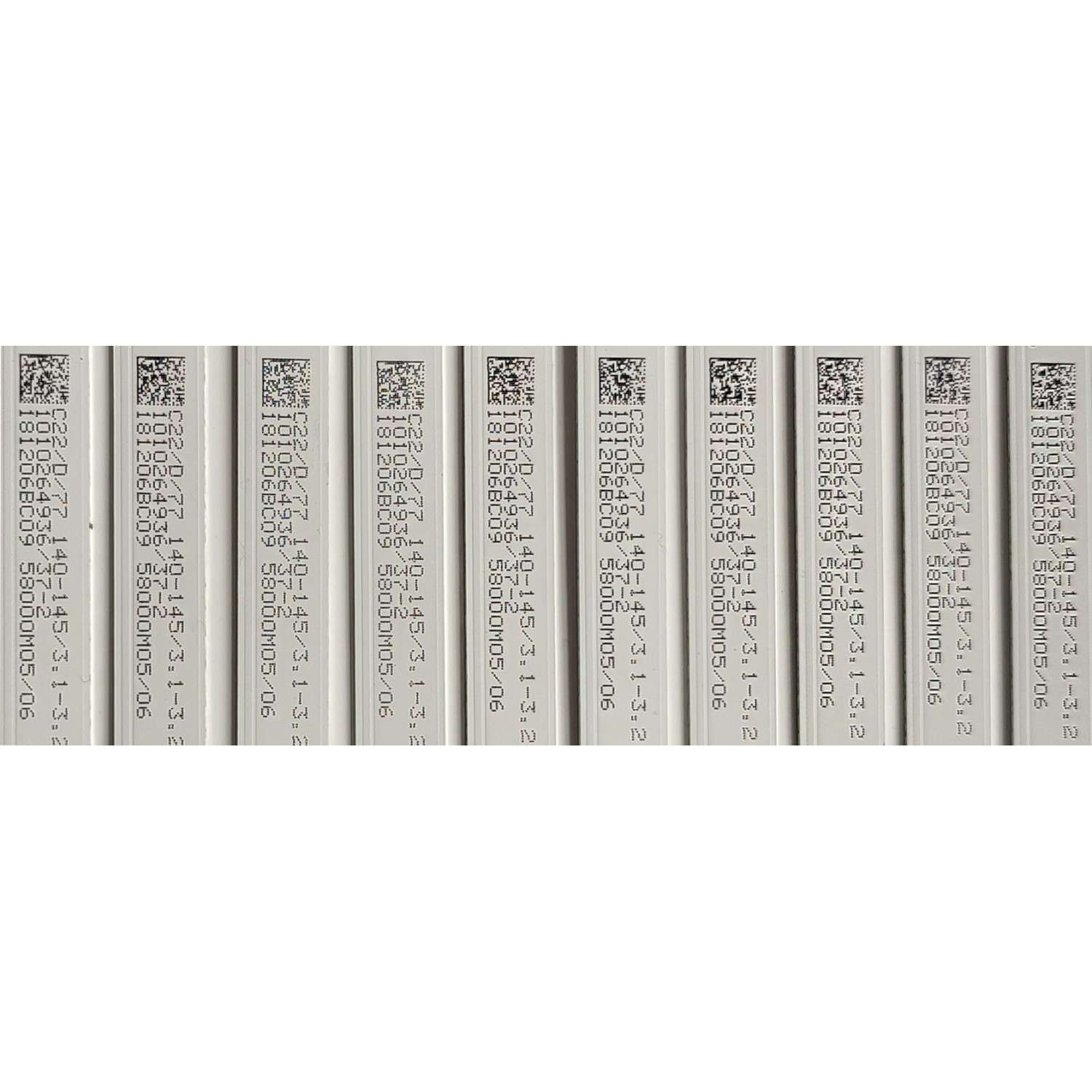 KIT DE LEDS PARA TV HITACHI (10 PZ) / NUMERO DE PARTE 30358006003 / 30358006004 / LED58D06B-ZC29AG-05 / LED58D06A-ZC29AG-05 / 1010264936 / 181206BC09 / MODELO 58C61 - Imagen 3