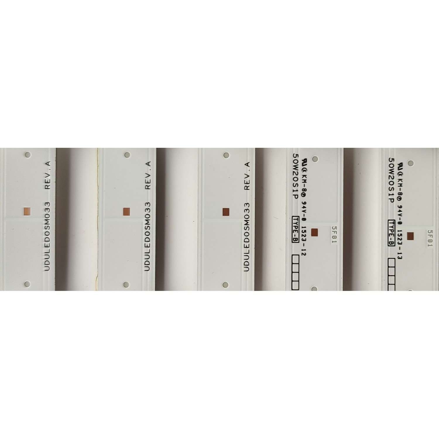 KIT DE LEDS PARA TV PHILIPS ((5 PZ INCOMPLETO, ORIGINALMENTE CONSTA DE 6 PZ)) / NUMERO DE PARTE 50W20S1P / SAMSUNG_2014FUNAI50_3228_B10_REV1.0 / PANEL U4D10XH / U4D11XH / MODELO 49PFL4609-F7 - Imagen 3