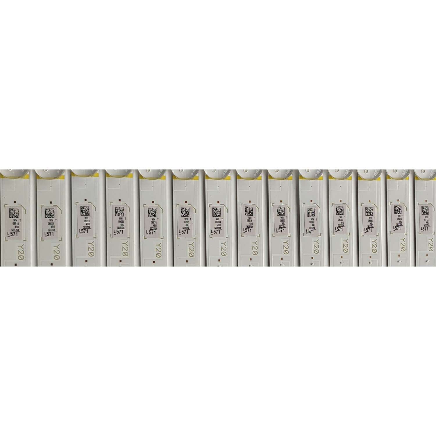 KIT DE LEDS PARA TV SAMSUNG (20 PZ) / NUMERO DE PARTE BN96-50370A / V0Q8-490SM0-R0 / PANEL CY-TT049HMLV1H / MODELO QN49Q80TAFXZA FA01 / QN49Q8DTAFXZA FA01 - Imagen 2