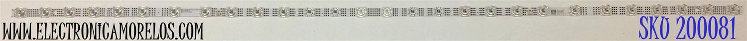 LED PARA TV TCL (1 PIEZA) / NUMERO DE PARTE TCL58LB01 / TCL58LB01_3030F2.4D_V0.3_20220426 / B0101-000581 / 220608 / A0053*ZMJN / PANEL LVU580NDEL HS9W02 V1 / DISPLAY CV580U3-L02 REV:01 / MODELO 58S453