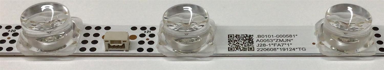 LED PARA TV TCL (1 PIEZA) / NUMERO DE PARTE TCL58LB01 / TCL58LB01_3030F2.4D_V0.3_20220426 / B0101-000581 / 220608 / A0053*ZMJN / PANEL LVU580NDEL HS9W02 V1 / DISPLAY CV580U3-L02 REV:01 / MODELO 58S453 - Imagen 3
