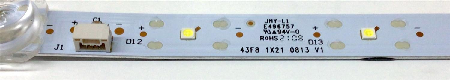LED PARA TV TCL ((1 PIEZA)) / NUMERO DE PARTE 4C-LB4321-YH01J / 43F8 1X21 0813 V1 / 0402-2C59191981 / MODELO 43S434 - Imagen 3