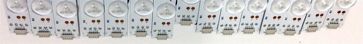 KIT DE LED'S PARA TV HISENSE (30 PIEZAS) / NUMERO DE PARTE LB7502B / HD750Y6Q52+2021022301+L / HD750Y6Q52+2021022301+R / MODELO 75" - Imagen 7