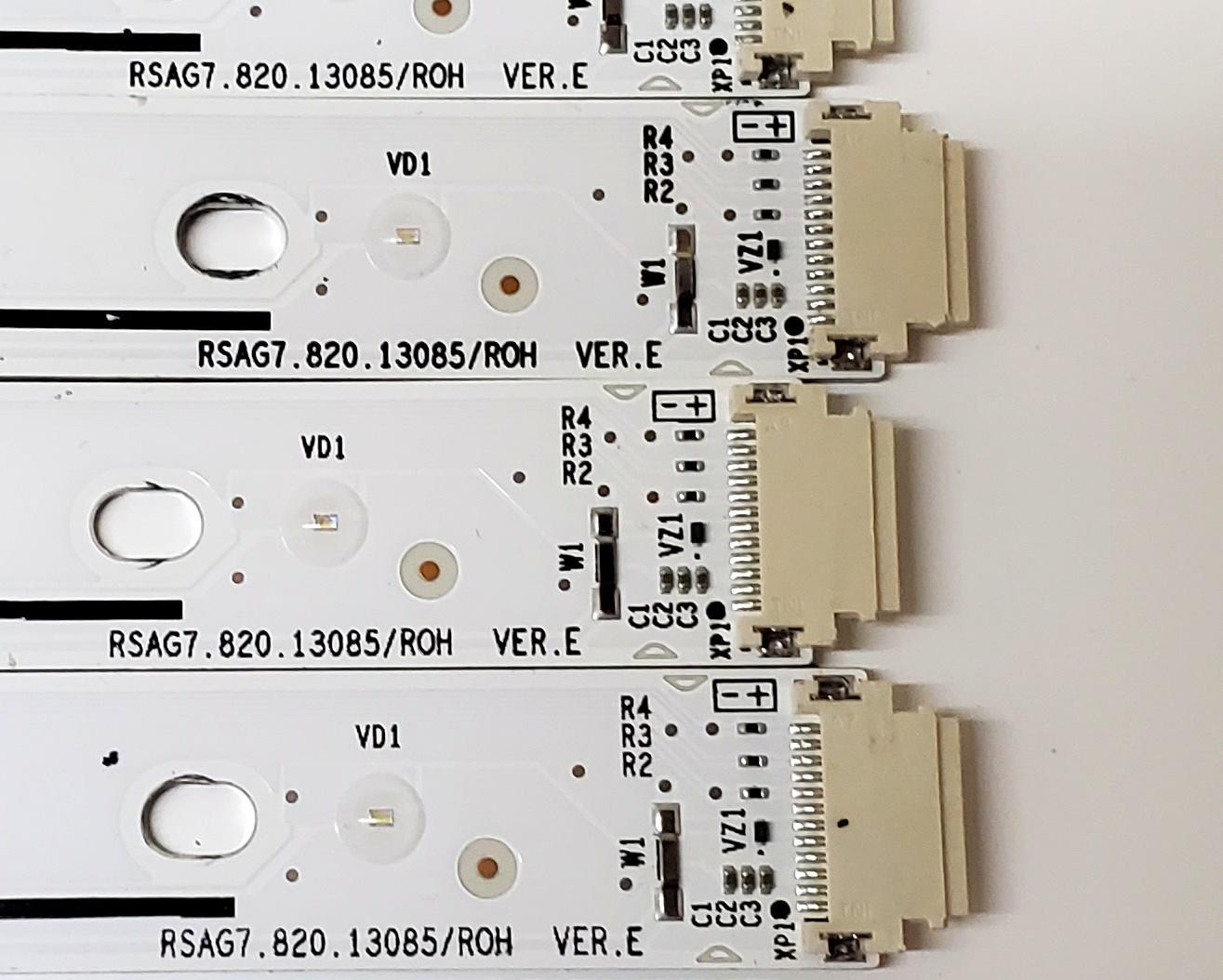 KIT DE LED'S PARA TV HISENSE ((24 PIEZAS)) / NUMERO DE PARTE RSAG7.820.13085/ROH / HD550H3U51-T0K1+2022122201+LB5509N / HD550H3U51-T0K1 / 2022122201 / LB5509N / 335275 / E519757 / MODELO 55'' / ((LED AZUL)) - Imagen 4