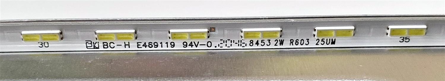 LED PARA TV SAMSUNG ((1 PIEZA)) / NUMERO DE PARTE STC550F96 / BN96-52595A / BN61-17492A / AU8K/9K_STC550F96_7020_2IN1_48LEDs_REV1.0_201020 BN96-52595A C / Y21 55Q60A / PANEL CY-SA055HGHV1H / MODELOS UN55AU8 / UE55AU8 / UA55AU8 / (( MEDIDAS 1.21M x 15CM)) - Imagen 3