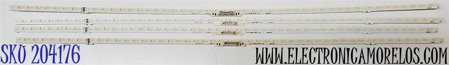 KIT DE LED'S PARA TV SAMSUNG ((4 PIEZAS)) / NUMERO DE PARTE S1Q7-750SM0-R0 / BN96-52601A / BN61-17499A / Y21 75Q70A / 48EA/BAR / BN61-17499A002 / PANEL CY-QA075FHV1H / MODELOS QN75LS03 / QN75LS03AAFXZA / QN75Q7D / QN75Q7DAAFXZA