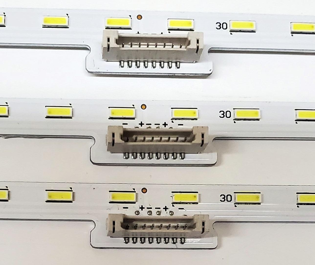 KIT DE LED'S PARA TV SONY ((3 PIEZAS)) / NUMERO DE PARTE STO750A36 / ST0750A36 / STO750A36_56LED_REV00_180731 / 734.05101.0001 / 056380560131S / V750QWME02 / MODELOS XBR-75X850G / XBR-75X850F / KD-75XG8505 / KD-75XG8596 / KD-75XF8596 - Imagen 3