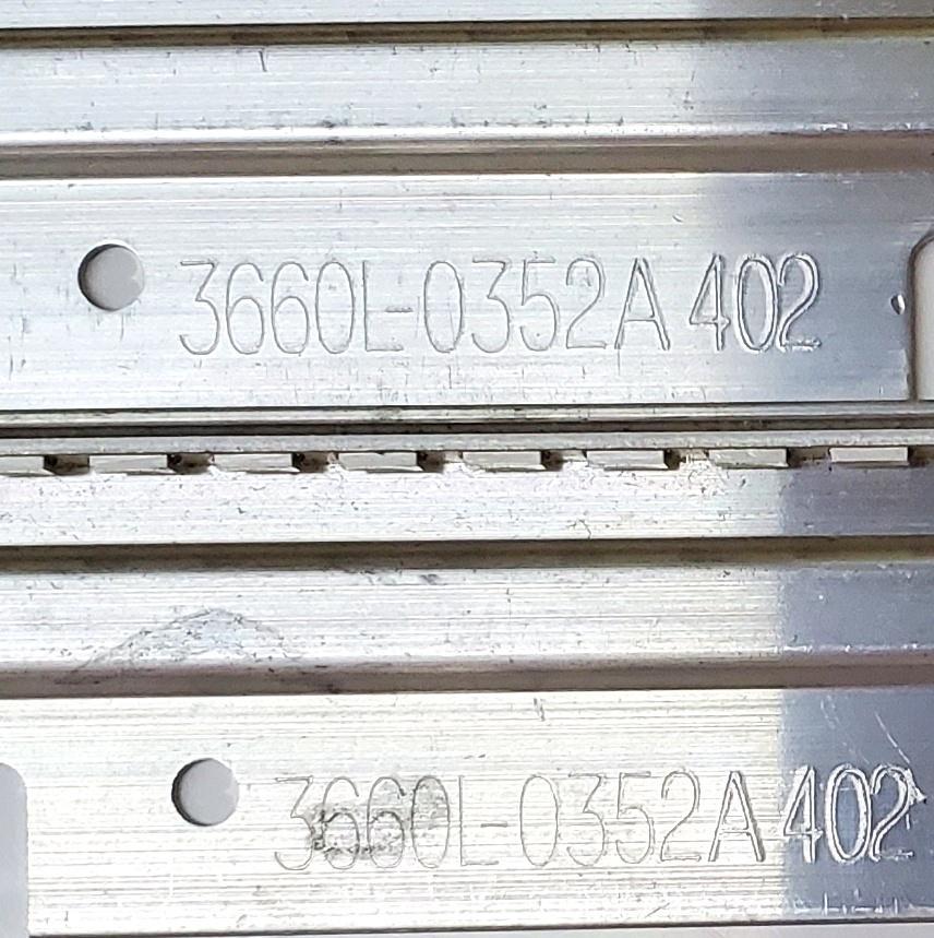 KIT DE LED'S PARA TV INSIGNIA ((4 PIEZAS)) / NUMERO DE PARTE 6920L-0050B / 6920L-0050A / 3660L-0352A 402 / 3660L-0353A 402 / 100507 / GBB09Q0A25 / PANEL LTA400HM07 / MODELO NS-40L240A13 - Imagen 6