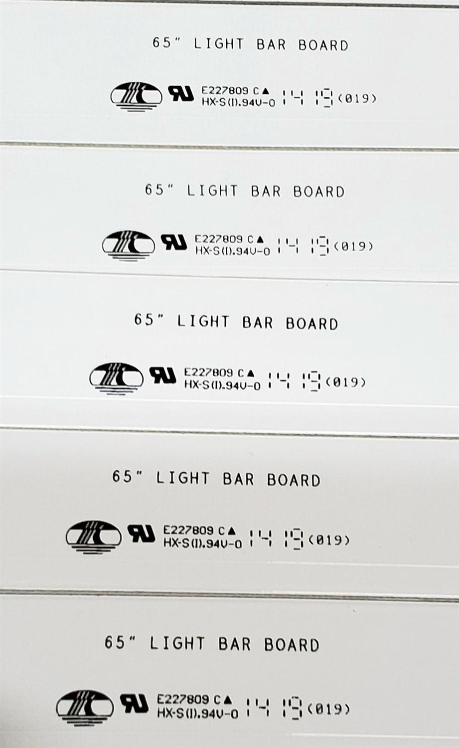 KIT DE LED'S PARA TV VIZIO ((INCOMPLETO SOLO 11 PIEZAS)) / NUMERO DE PARTE 65T01E01 / EP-65T01E01-HBB3W / 65"LIGHT BAR BOARD / EP-65T01E01-HBB3W-1-J-47Q / EP-65T01E01-HBB3W-1-J-47Q / E227809 / HX-S(1).94V-0 / PANEL T650HVN05.9 / MODELO D650I-B2 - Imagen 4