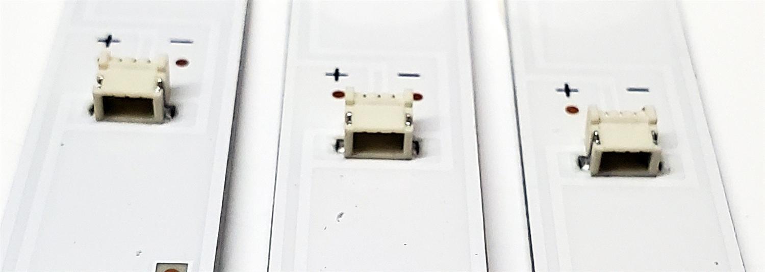 KIT DE LED'S PARA TV WINIA ((3 PIEZAS)) / NUMERO DE PARTE JL-010-D43030801-02S V1 / AE03043N080309 / Y166L05J / JHC-L E517260 / PANEL LC430EQY (SN)(A2) / MODELO U43B9000QN - Imagen 4
