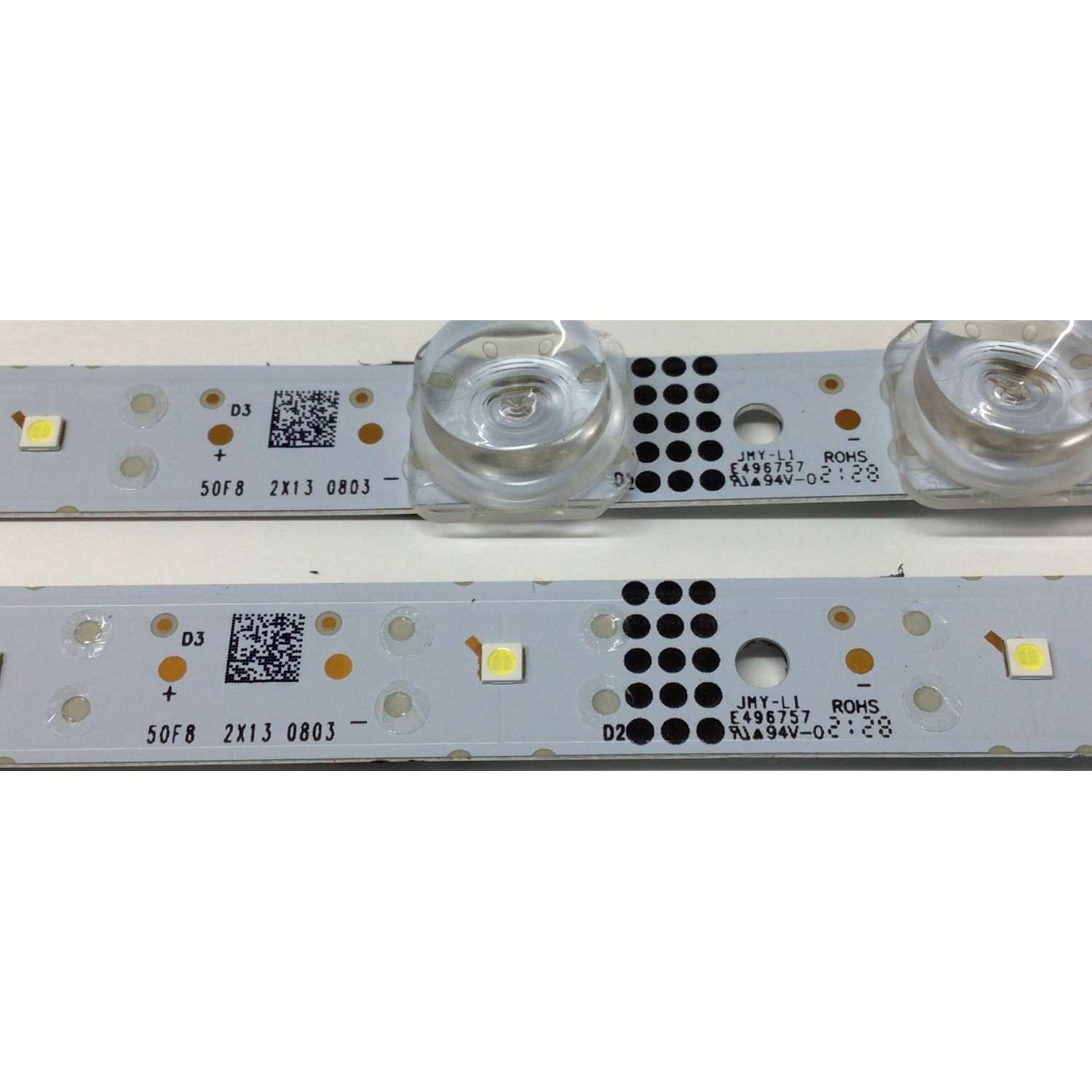 KIT DE LED'S PARA TV TCL (2 PIEZA) / NUMERO DE PARTE 4C-LB5013-YH / 50F8 2X13 0803 / JMY-L1 / 210810 / 4C-LB5013-YH01J / MODELOS 50S435 / 50S431 / 50S434 - Imagen 2