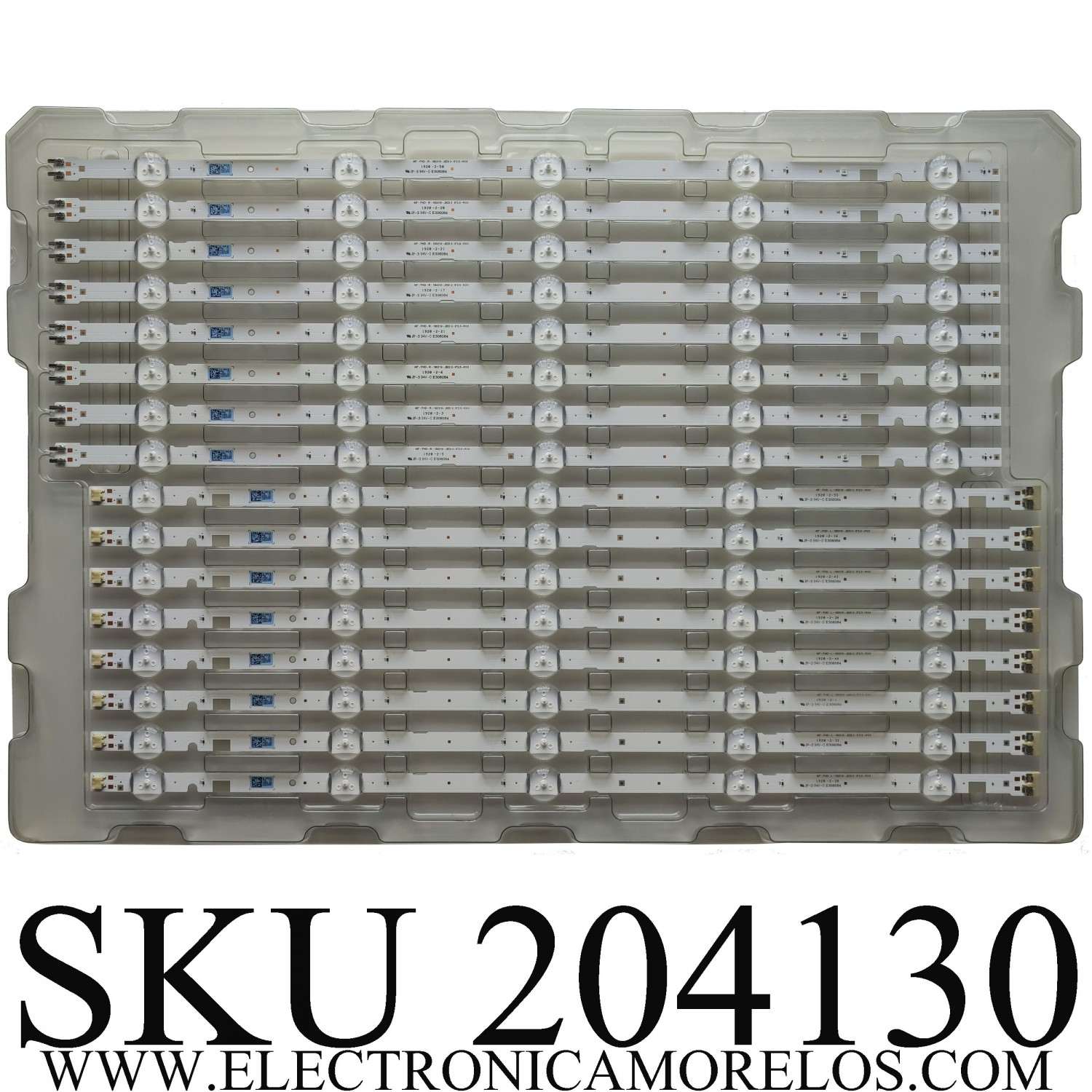 KIT DE LEDS PARA TV SAMSUNG NUEVOS / 8 PZ ORIGINNAL / NUMERO DE PARTE BN96-46573A / BN96-46572A / 49"-FHD-R-180319-JEDI2-6*2.5-R00 / 49"-FHD-L-180319-JEDI2-6*2.5-R00 / PANEL CY-JN049BGLV4M / MODELO UN49J5290AHXPA / UN49J5290AGXPE