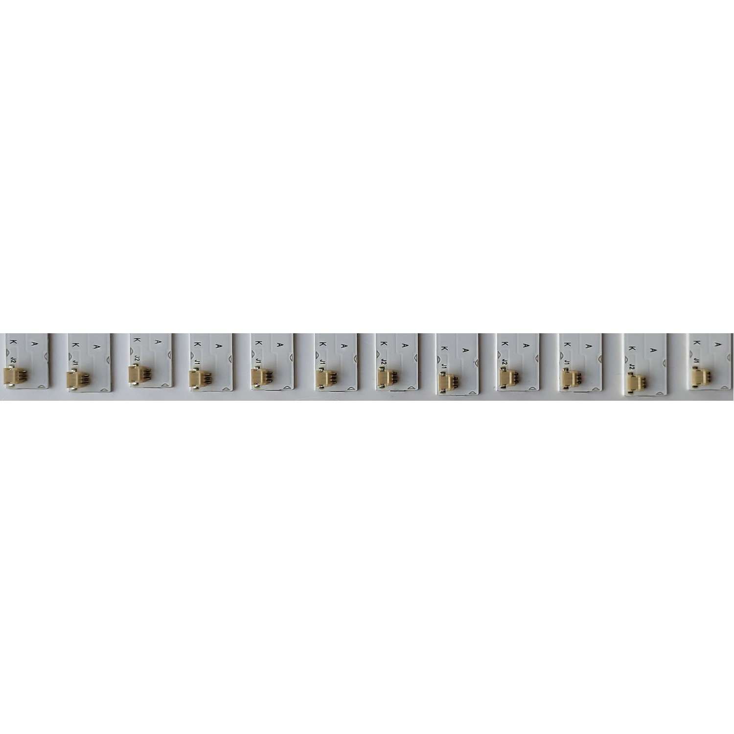 KIT DE LED'S PARA TV PHILIPS ((NUEVOS 12 PIEZAS)) / NUMERO DE PARTE 303HX750011 / HFSX75D07-ZC66AG-04 / 2150000891-1 / 210509NF4 / HX750M12 / PANEL BOEI750WQ1 / MODELO 75PFL5604/F7A - Imagen 2