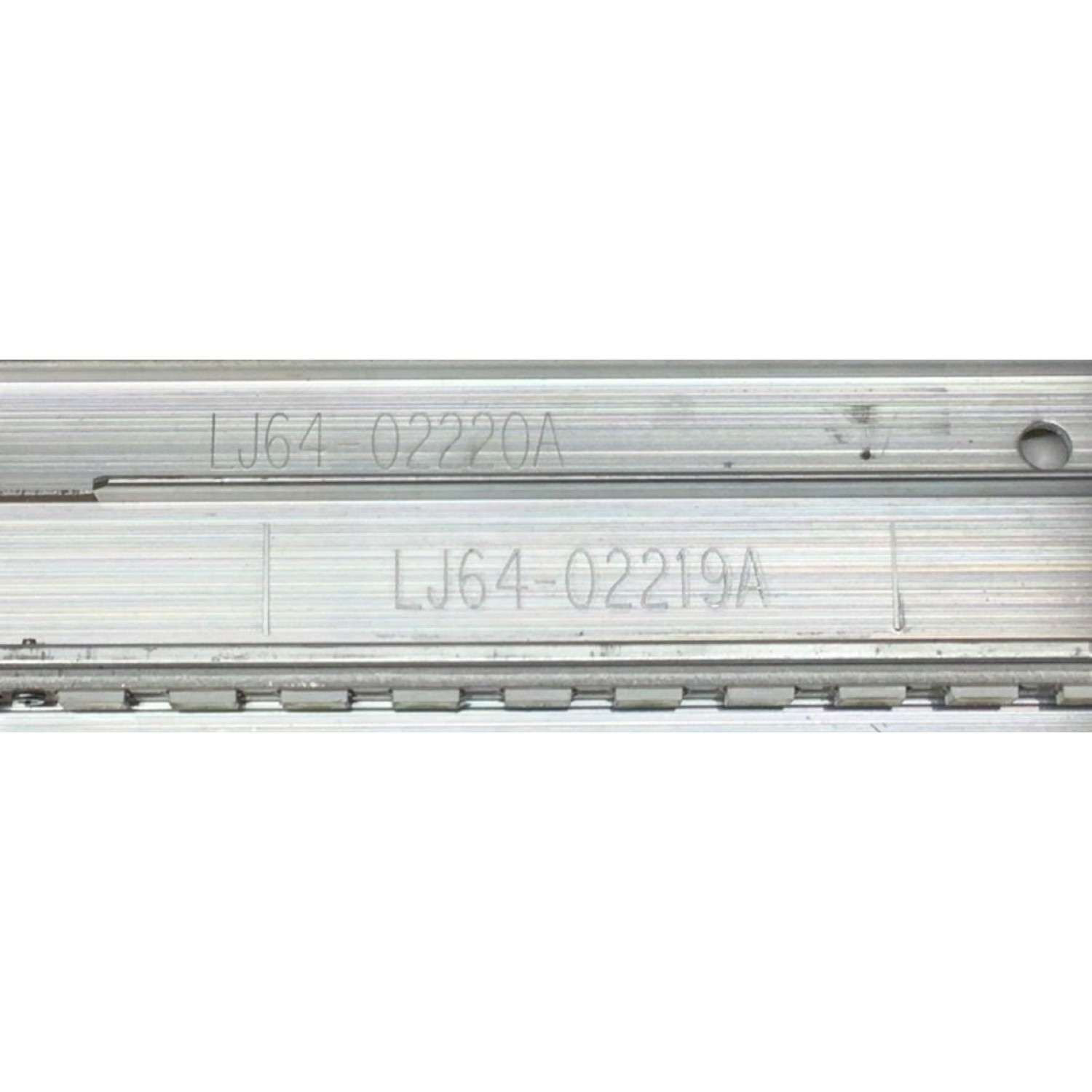 KIT DE LED'S PARA TV PHILIPS (2 PIEZAS) / NUMERO DE PARTE STS550A04 / LJ64-02219A / LJ64-02220A / STS550A04_S550A_70A5_100107 / D000712A1 / D000714A1 / PANEL LTA550HJ04 / MODELO 55'' / ((MEDIDAS 1.24M x 08CM)) - Imagen 3