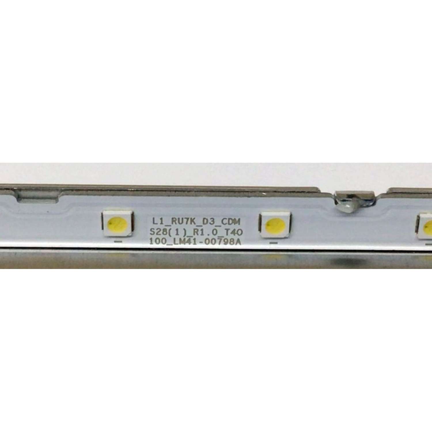 LED PARA TV SAMSUNG (1 PIEZA) / NUMERO DE PARTE BN96-45954A / L1_RU7K_D3_CDM / S28(1)_R1.0_T4O / 100_LM41-00798A / BN61-15482A / Y18 43'' NU7100F/NU7000F/N5500F / PANEL CY-NN043HGEVMH / MODELOS UN43NU6900BXZA / UN43NU6900FXZC / ((MEDIDAS 94CM x 12CM)) - Imagen 4
