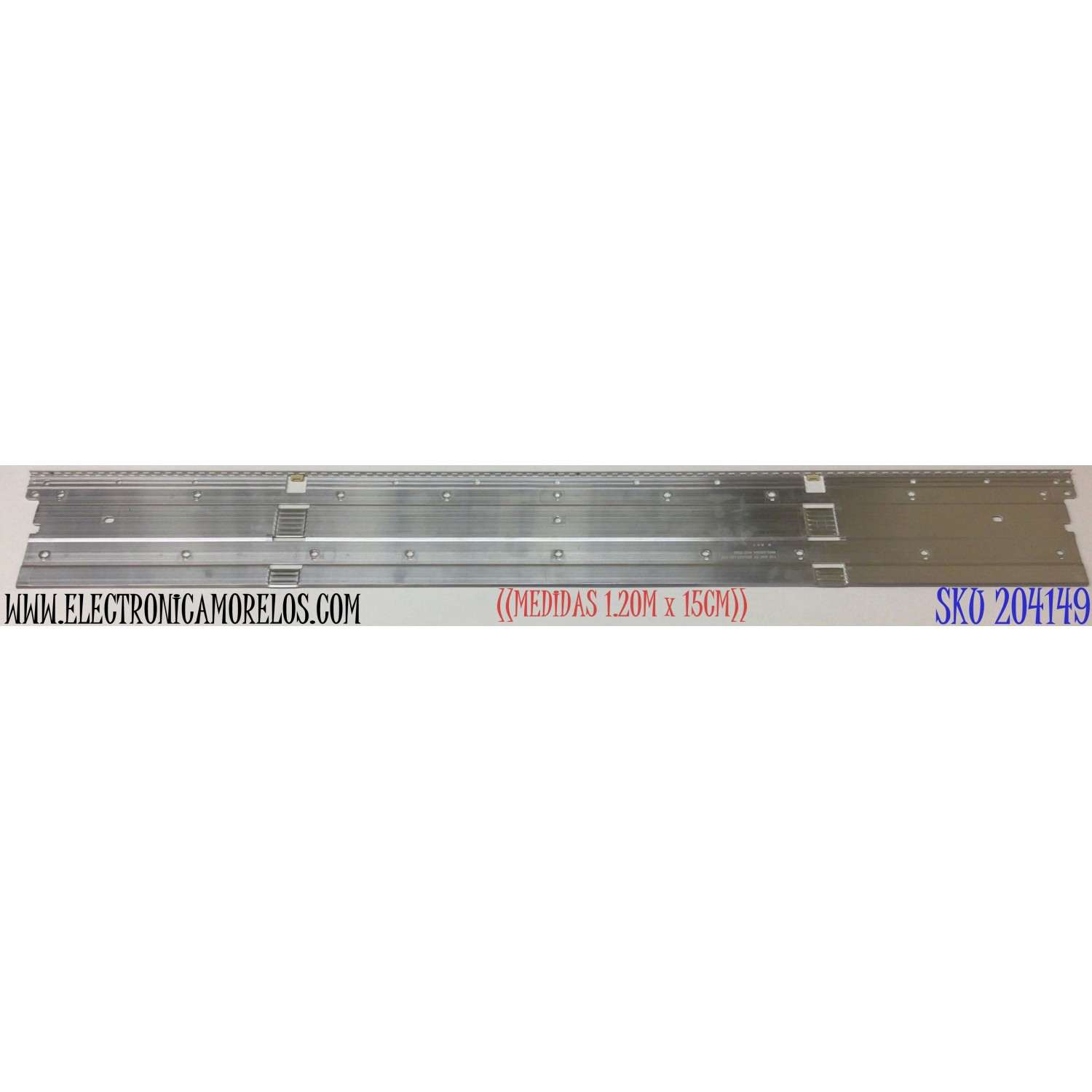 LED PARA TV SAMSUNG (1 PIEZA) / NUMERO DE PARTE BN96-50383A / LM41-00845A / L1_Q7060T_E5_DUM_S48(1)_R1.3_TC9_100_LM41-00845A / BN61-16156A / BN9650383A / Y19 Q60 / E473485 / PANEL CY-RT055FGLV3H / MODELO QN55Q70 / QN55Q70TAFXZA / ((MEDIDAS 1.20M x 15CM))