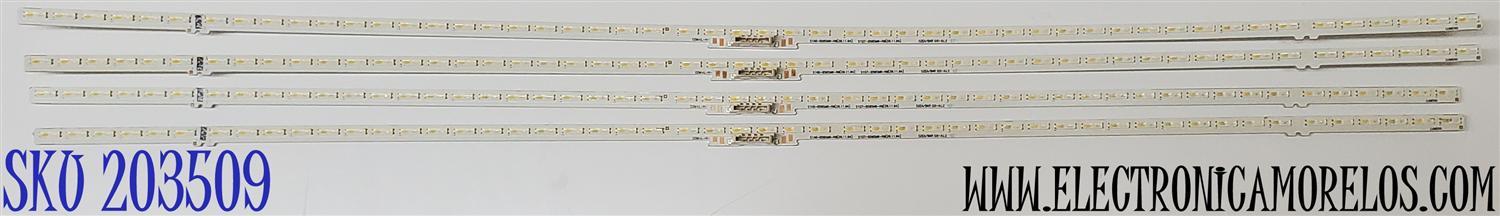 KIT DE LED'S PARA TV SAMSUNG QLED ((4 PIEZAS)) / NUMERO DE PARTE S1A8-850SM0-R0 / S1Q7-850SM0-R0 / 52EA/BAR / MODELOS QN85LS03 / QA85Q60 / QA85Q70 / QE85LS03 / QE85Q60 / QE85Q70 / QE85Q77 / QN85Q60 / QN85Q70 / QN85Q72 / MAS MODELOS EN DESCRIPCIÓN