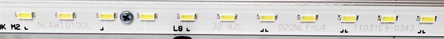 LED PARA TV ((1 PIEZA)) / NUMERO DE PARTE NLAW10100R / NLAW10100L / 32Y42L / 32Y42R / 020NLY-L4 / 110310B-0340 / 110310B-0343 / PANEL VVX32F101G00 / MODELOS TC-L32E3 / TX-L32E3B / TX-L32E3E / TX-L32E30B - Imagen 4