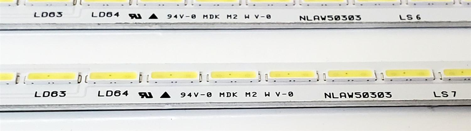 KIT DE LED'S PARA TV SONY ((2 PIEZAS)) / NUMERO DE PARTE NLAW50303 / 61.P2V01G001140527 / PANEL SYV5535 / MODELOS XBR-55X850B / XBR55X850B / XBR-55X800B / XBR55X800B - Imagen 2