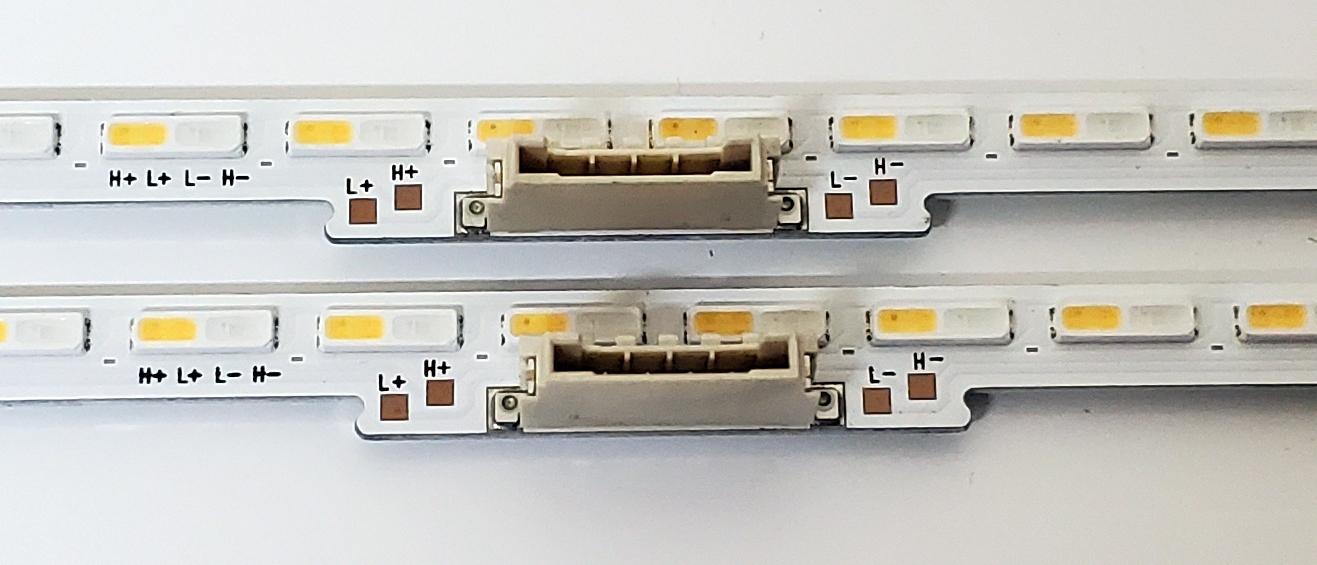 KIT DE LED'S  PARA TV SAMSUNG ((2 PIEZAS)) / NUMERO DE PARTE BN96-52584A / LM41-01050B / BN61-17492A / L1_Q60A E5_DFM S66(1)_R1.2 V1B_100 LM41-01050B/C / PANEL CY-SA043HGEY1V / DISPLAY HV430QUB-F1B / MODELOS QN55Q6D / QN55Q60 / QN55LS03 - Imagen 2