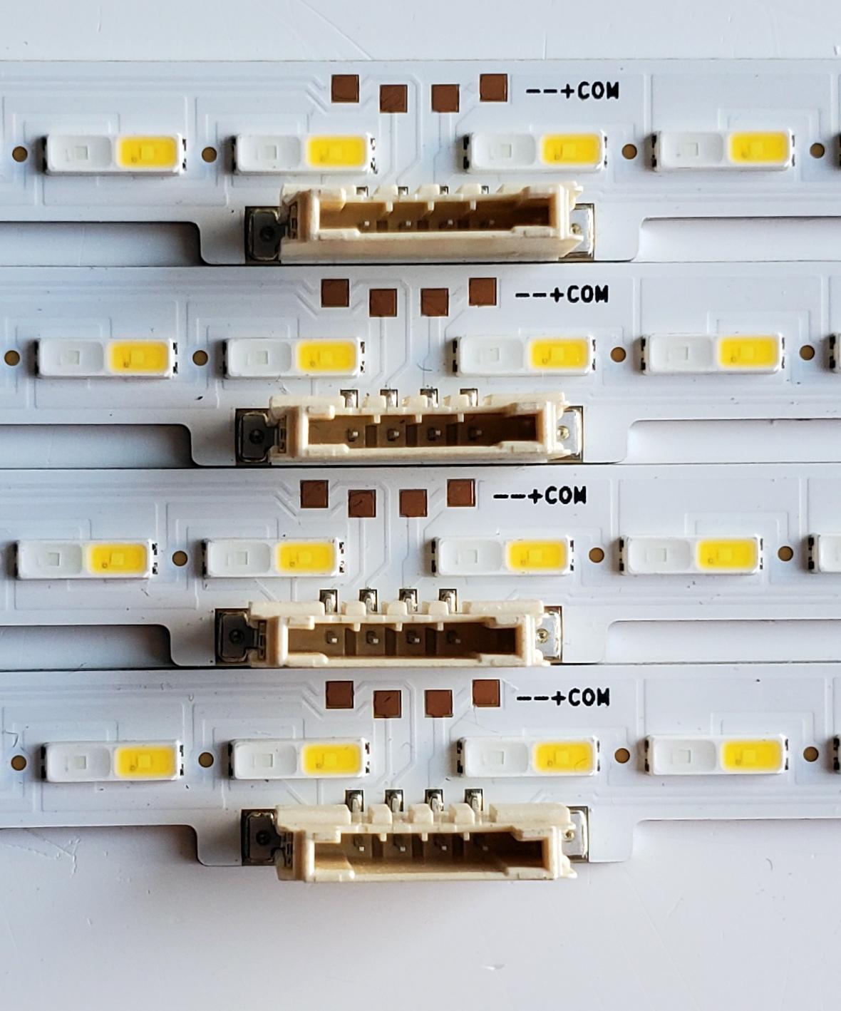 KIT DE LED'S PARA TV SAMSUNG ((4 PIEZAS)) / NUMERO DE PARTE BN96-50386A / LM41-00860A / L1_Q7060T_G5_DUM_S42(1)_R1.3_TC9_100_LM41-00860A / L1_Q7060T_G5_DUM_S42(1)_R1.2_TBC_100_LM41-00860A / MODELOS QN75LS03 / QN75Q60 / QN75Q6D / QN75Q70 / QN75Q7D / HG75T - Imagen 3