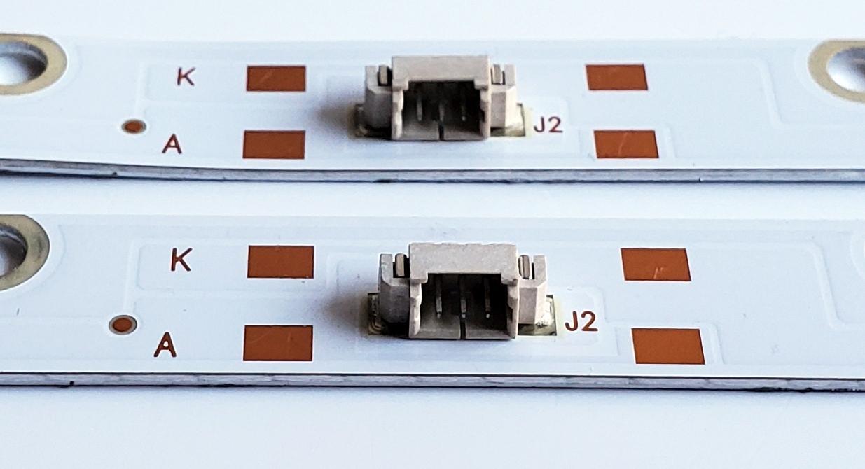 KIT DE LED'S PARA TV ((2 PIEZAS)) / NUMERO DE PARTE LED40D08-ZC62AG-03BD / 30340008003BD / 40000M57S / 230629BC06 / B005P00105476A / YH-02 94V-0 E519757 / DISPLAY V400HJ9-PE1 REV.C4 / MODELO 100097810 (40 PULGADAS) - Imagen 3