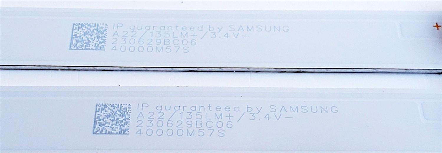 KIT DE LED'S PARA TV ((2 PIEZAS)) / NUMERO DE PARTE LED40D08-ZC62AG-03BD / 30340008003BD / 40000M57S / 230629BC06 / B005P00105476A / YH-02 94V-0 E519757 / DISPLAY V400HJ9-PE1 REV.C4 / MODELO 100097810 (40 PULGADAS) - Imagen 2